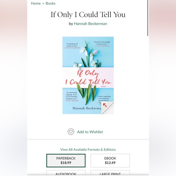 If Only I Could Tell You Book - Picture 4 of 4